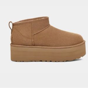 UGG classic ultra mini platform, size 7, chestnut *BRAND NEW WITH BOX